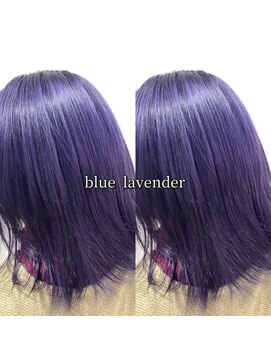 ヘアーメイク トレコローリ(hair make trecolori) 【trecolori 津田沼】ブルーラベンダー