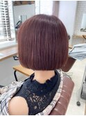 【EIGHT上尾】お客様スタイル_デザインカラー_ミディアム