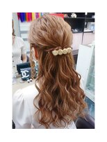 エヌエービー 池袋店(N.A.B.) ハーフアップ