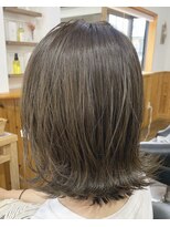 ヘアメイクエイト 丸山店(hair make No.8) << 担当 : 黒木彩加 >> オリーブベージュ