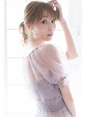簡単アレンジ華やかポニー