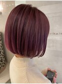 *pikAicHi*ピンクブラウン×ボブ 髪質改善
