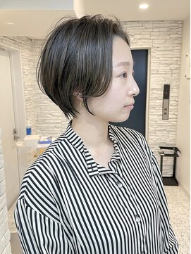 ヘアメイク シンズ レインボー(Hair Make SHIN'S RAINBOW) ショートボブ/大人巻き/ぷつっとボブ/ナチュラルモード/高松