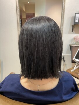 グランツ(hair salon Glanz) 伸ばしかけ切りっぱなしボブ