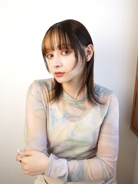 ラフィス ヘアーピュール 梅田茶屋町店(La fith hair pur) 【La fith】外ハネボブ×インナーカラー