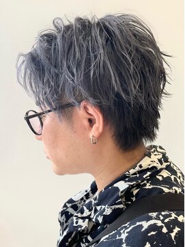 ザ ラブズ ラフズ ヘアー 本店(the loves laughs hair) シルバーパープル