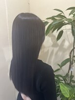 ライフ 忍ケ丘店(Lyfe)&nbsp;オリーブアッシュストレート_髪質改善ダークアッシュ_395