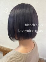 ヘアーチェリーコーク ランプ(HAIR CHERRY COKE Lamp) ◯ブリーチカラーパープルグレー