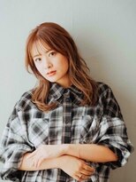 フランズ いわき(FLUNS)&nbsp;黒髪/グレーベージュ/レイヤーロング/前髪パーマ/いわき市