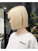 ケアブリーチ×ハイトーン×ボブ（表参道）