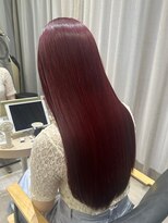 エンター 天神店(ENTER)&nbsp;髪質改善/レッドカラー/ストレートロング/ENTER 天神店