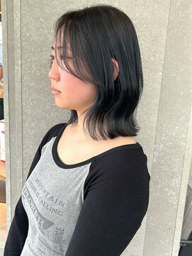 ロンド 表参道店(Lond) ミニウルフ黒染め髪質改善縮毛矯正酸性ストレートレイヤー