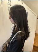 ロング顔周りレイヤー