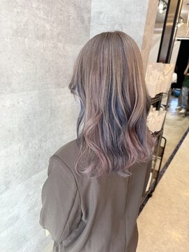 ブレイブ ヘアデザイン(BRaeVE hair design) ピンクバイオレットインナー