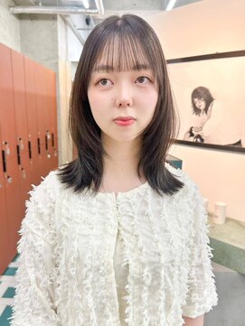 ノエ(noe) くびれヘア/アプリコットオレンジ/ハイライトカラー/栄c170