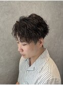 【Zina】メンズ/韓国/センターパート/縮毛矯正/福岡/天神/大名
