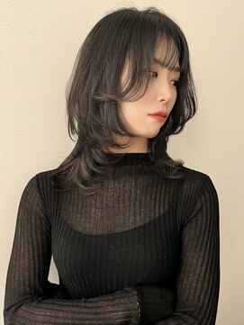 アルコイリスバイドールヘアー(ARCOIRIS by Dollhair) 都島/ミディアムレイヤー/顔周りレイヤー/レイヤーカット/韓国