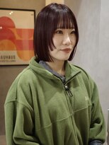 ジュール(JOULE'S)&nbsp;ボルドーカラー/ボブ/ステップカット