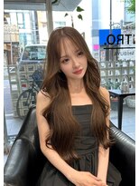 フィーネ 吉祥寺(Fi -Ne)&nbsp;大人かわいい韓国レイヤーカット/モカブラウン/プルエクステ