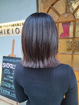 シキオリ(SHIKIORI) 髪質改善カラー×レイヤーボブ
