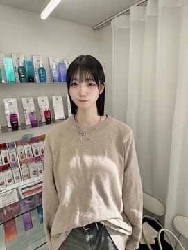 アマトウキョウスマートサロン(AMA TOKYO×Smart Salon) ブルーブラック　タッセルボブ