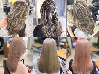 ストゥー(StueW.)の写真/カミカリスマ受賞の実力/ハイライト/バレイヤージュ/エフェクトブリーチで質感の良いホワイトブリーチも◎