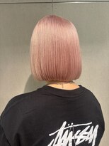 ジェム(GEM)&nbsp;【暖音】ほんのりピンクのミルクティーベージュボブ♪
