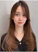 うる艶髪20代30代40代◎こなれヘア前髪シースルーバング美髪