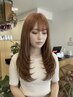 【ブリーチ無しWケアカラー】カラー2回Ｗダメージレスケアカラー17000→15900