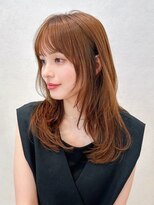 シンス 銀座(since) ミディアムレイヤー/顔周りレイヤー/小顔ヘア/似合わせカット