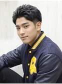 大人カッコイイ春メンズソフトツーブロックビジネス清潔感