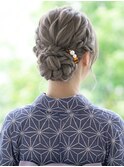 【大人上品】崩れにくい浴衣ヘアセット・シニヨン