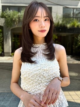 イヴォーク トーキョー(EVOKE TOKYO) ミディアムレイヤー結べるレイヤー髪質改善ハイレイヤー