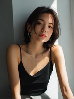 ロッソ 大橋店(Rosso) ナチュラルなセンターパートボブ【大橋】