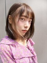 ヘアーロギア 栄店(hair LOGiA) ★hair LOGiA★ イヤリングカラー/クール系 顔周りレイヤー