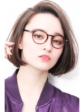 モニカ 西宮北口(Monica) 大人かわいい伸ばしかけグレージュナチュラルボブ