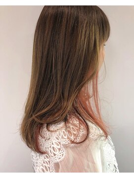 ヴァンキャトル デニム(vingt_quatre denim) ピアスカラー☆ペールピンク