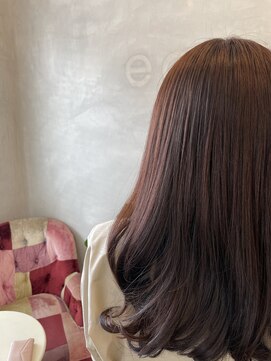 ヘアーメイク エクリュ(hairmake ecru) 春先取り　ピンクブラウンカラー