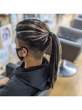 パピヨンロゼ(Papillon Rose) メンズエクステ　ハイライト