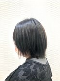インナーカラー/ダークアッシュ/ショート/小顔/ショートボブ/