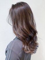 アイティーバイアルバム 八王子店(IT by ALBUM)&nbsp;グレーロング_ミニウルフテラコッタくすみブルー_ba321371