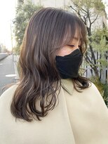 アトリエドゥーディマンシュ atelier doux dimanche&nbsp;オリーブブラウン× 前上がりカット