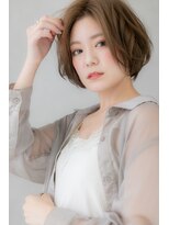 カバーヘア ブリス 戸田公園西口店(COVER HAIR bliss)&nbsp;センターパート大人フェミニンボブルフY戸田公園20代30代40代