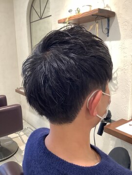 ヘアメイク カン プラスエフ(HAIR MAKE KANN+f) メンズ　ツーブロック