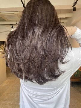 メリー オオサカ(Merly Osaka) レイヤーカット×大人色カラー_marron lavender_