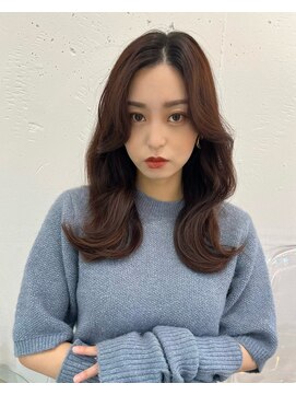 ルームバイシー 新宿(Loom. by Sea) 韓国ヘア/ワンホンヘア/チェリーブラウン/