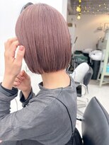 ヒビヲ(HIBIO)&nbsp;ダブルカラーベージュカラーハイトーンカラーケアブリーチボブ