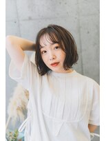 ガーデン オオタカノモリ(garden otakanomori)&nbsp;暗髪透明感×大人ショートボブ×ナチュラルボブ×外ハネボブ