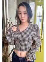 ガルボ ヘアー(garbo hair)&nbsp;ハイトーンフェイスフレーミング高知美容院10代20代