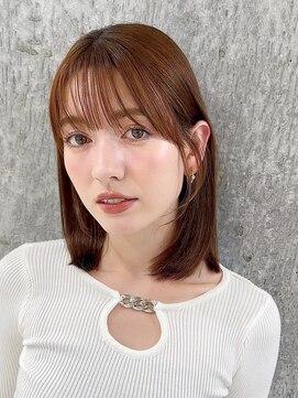 ルームバイシー 新宿(Loom. by Sea) 韓国風前髪×レイヤーカット【髪質改善/新宿/レイヤーカット】